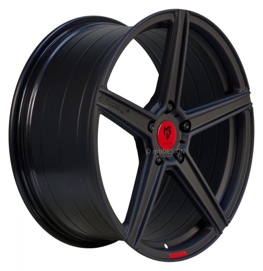 mbDESIGN<br>KV1S - Schwarz stumpfmatt (21x9.5)